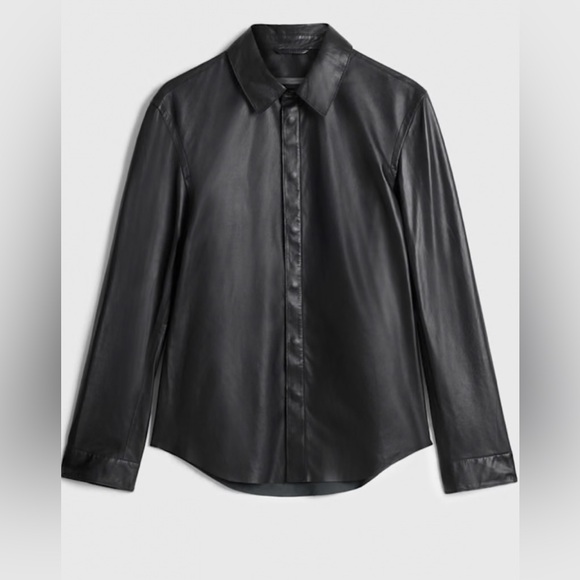 John Varvatos Other - JOHN VARVATOS LEATHER SHIRT JACKET SZ 50/L